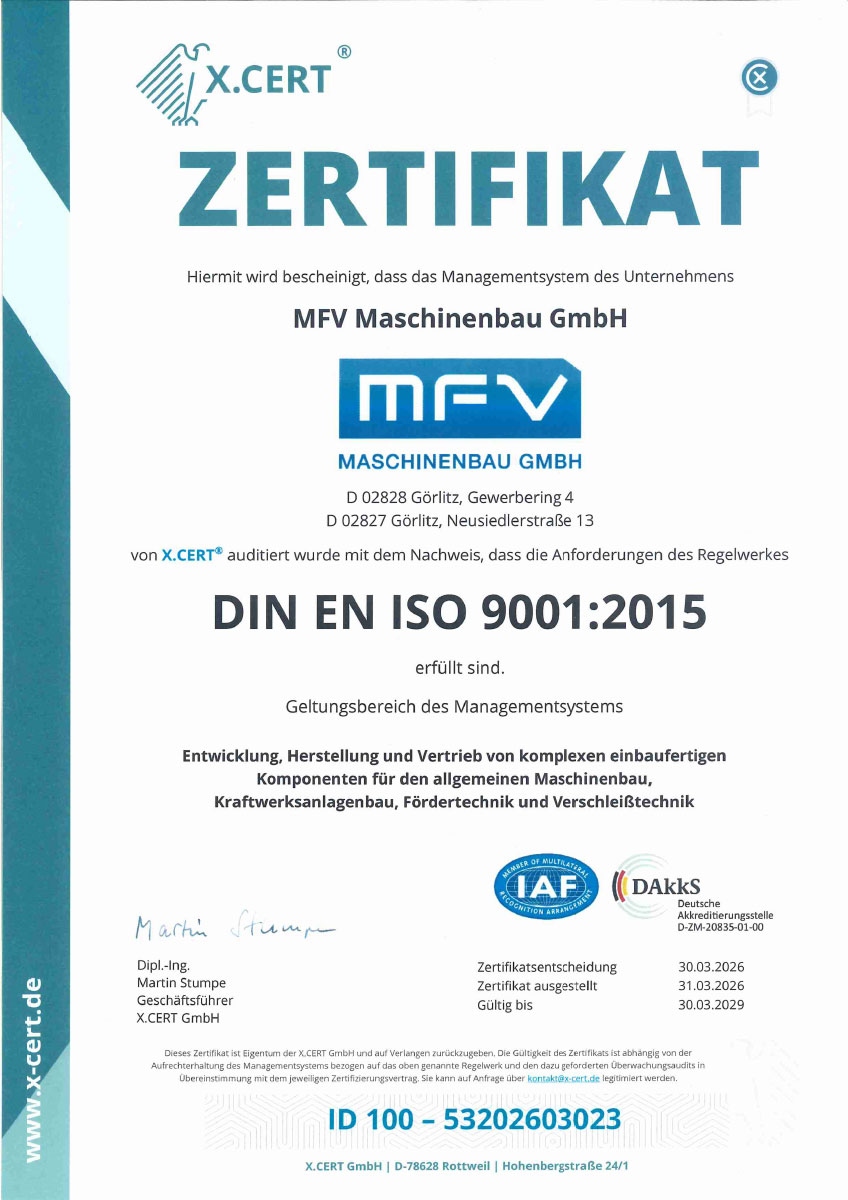 Zertifikat Managementsystem (PDF)