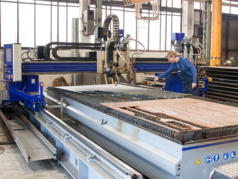 kombinierte Plasma- und Autogenschneideanlage kombinierte Plasma- und Autogenschneideanlage
